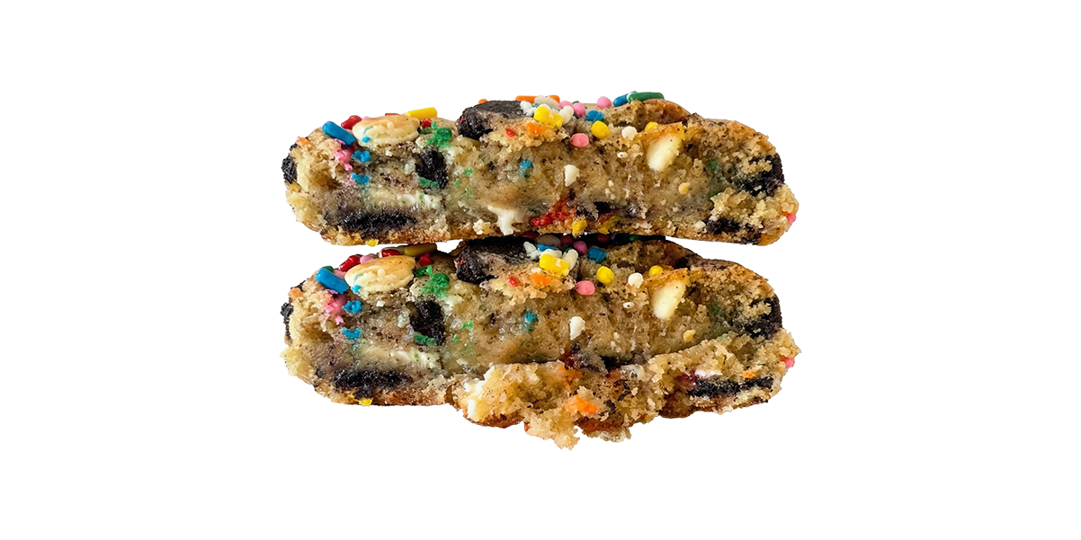 cookies + cream birthday chip