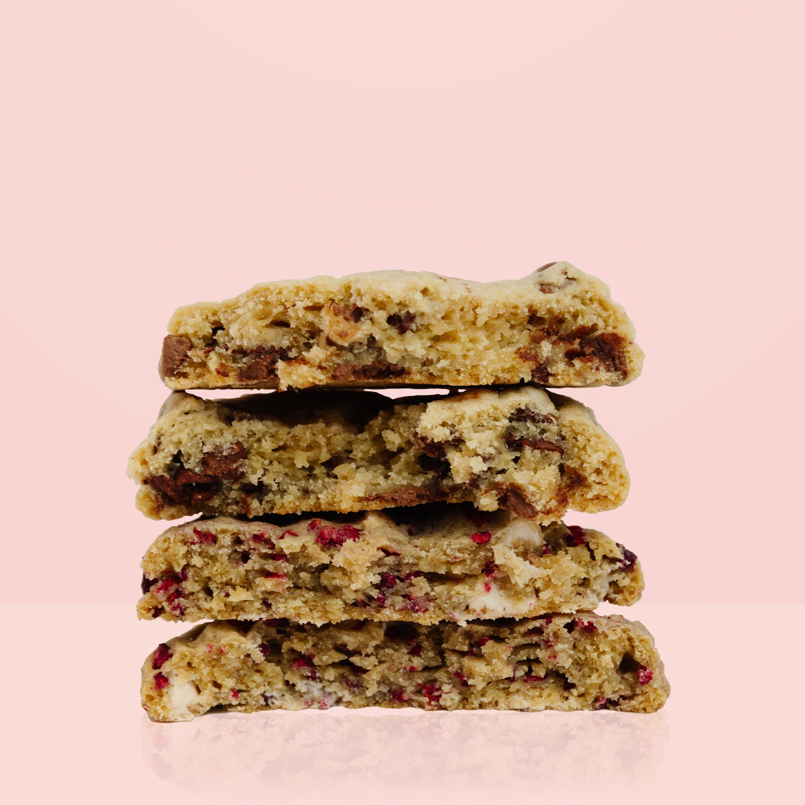 half OG™ + half raspberry white chocolate chip