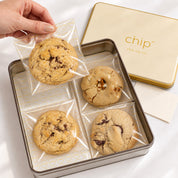 the VIP tin — 4 cookie gift tin
